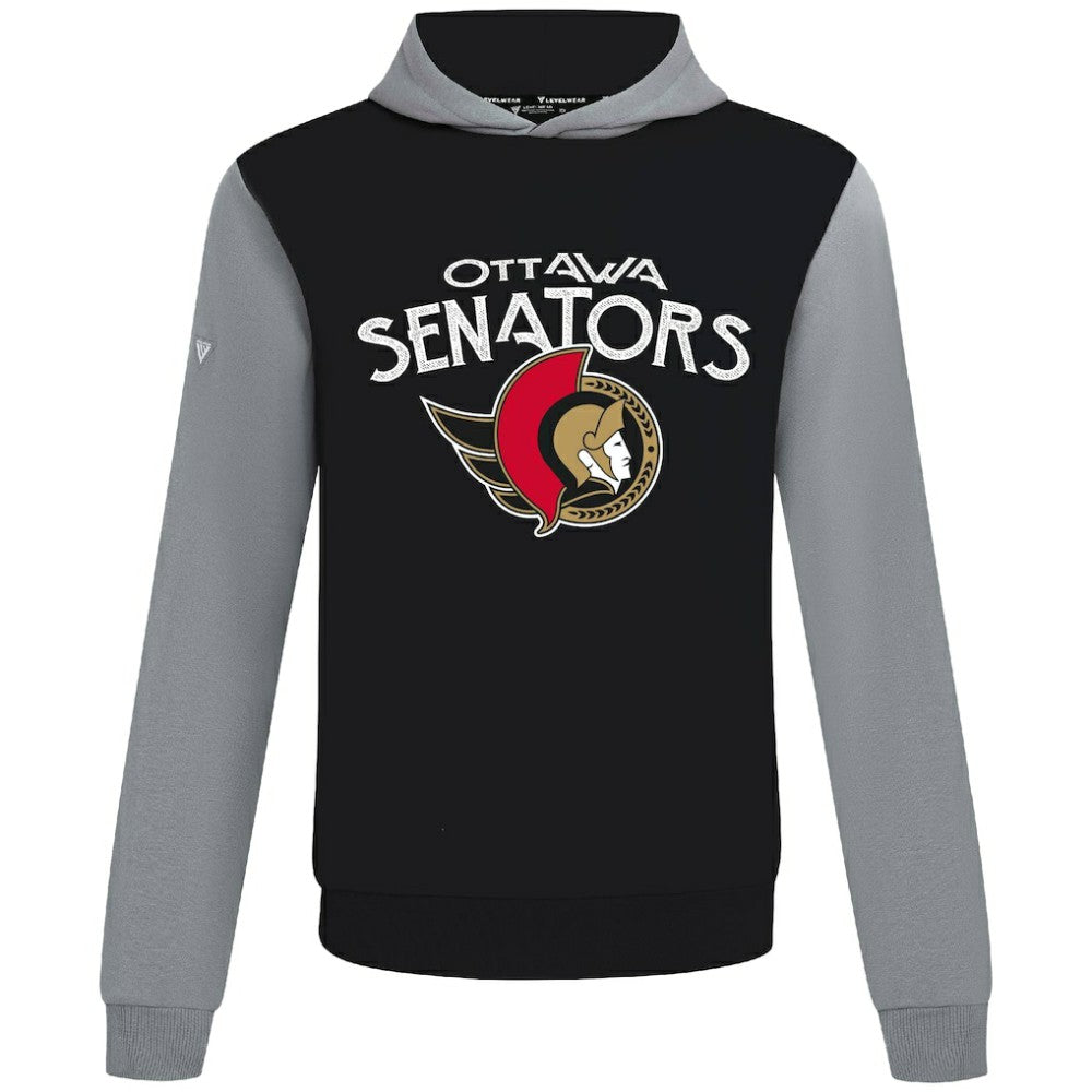 Ottawa Senators Levelwear Ultimate Mission Pullover Hoodie - Black/Gray | NHL near me