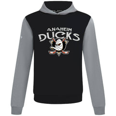 Anaheim Ducks Levelwear Ultimate Mission Pullover Hoodie - Black/Gray | NHL near me
