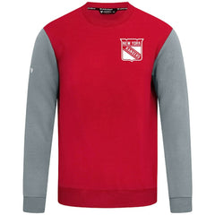 New York Rangers Levelwear Ultimate Response Sweatshirt - Red/Gray | NHL on sale