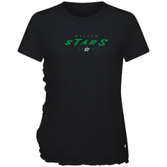 Dallas Stars Levelwear Women's Airflow Scratched T-Shirt - Black | NHL sale