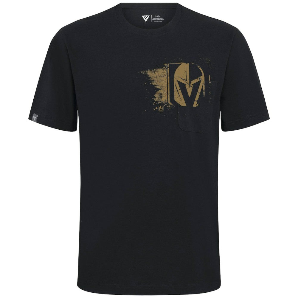 Vegas Golden Knights Levelwear Focal Blasted T-Shirt - Black | NHL on sale