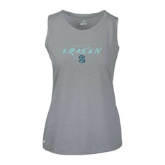 Seattle Kraken Levelwear Women's Macy Scratched Tank Top - Gray | NHL sale