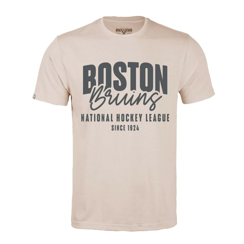 Boston Bruins Levelwear Richmond Response T-Shirt - Khaki | NHL near me