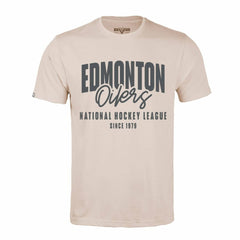 Edmonton Oilers Levelwear Richmond Response T-Shirt - Khaki | NHL Clearance