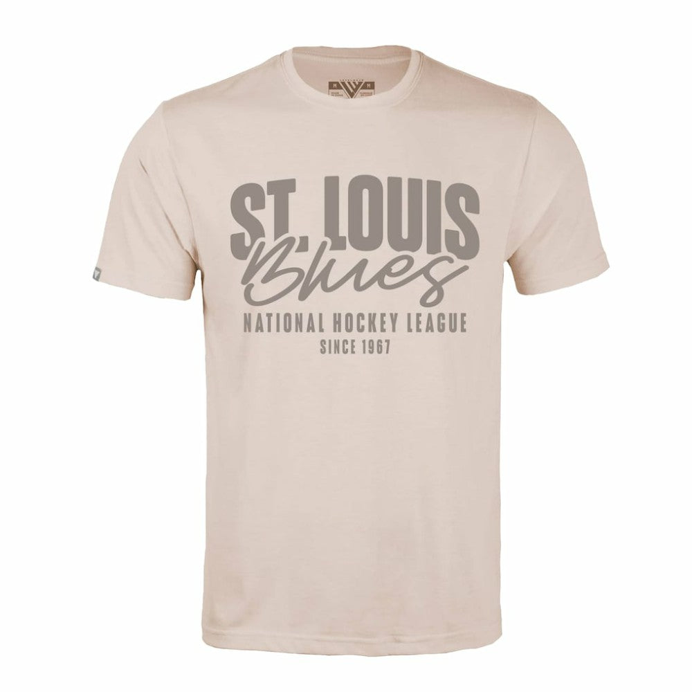 St. Louis Blues Levelwear Richmond Response T-Shirt - Khaki | NHL Lifestyle