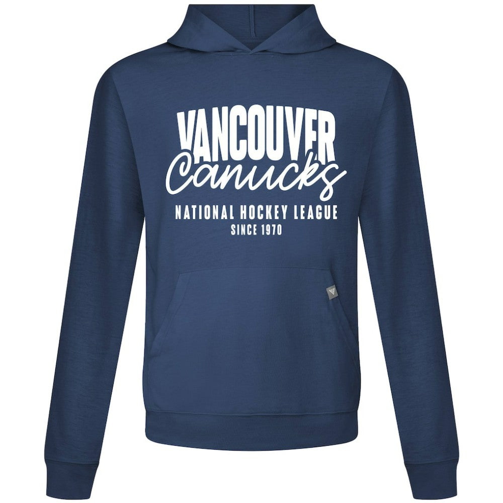Vancouver Canucks Levelwear Relay Response Pullover Hoodie - Navy | NHL Lifestyle