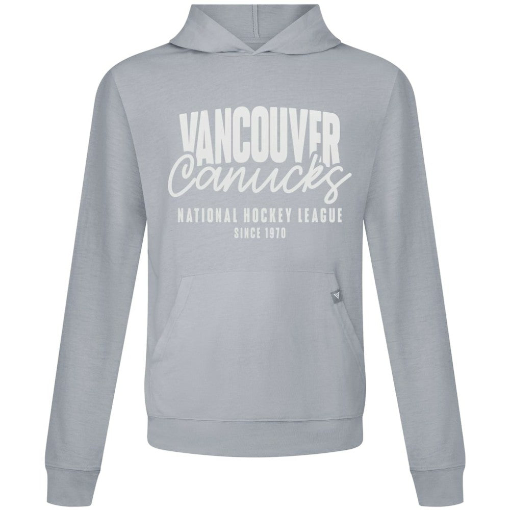 Vancouver Canucks Levelwear Relay Response Pullover Hoodie - Gray | NHL on sale