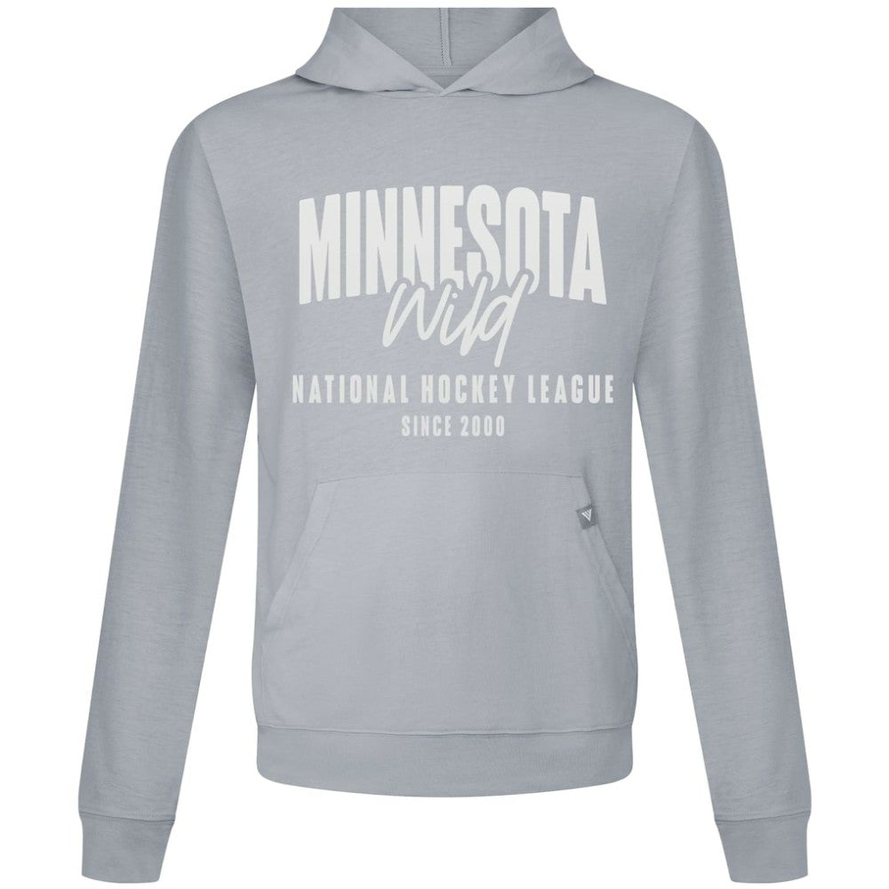 Minnesota Wild Levelwear Relay Response Pullover Hoodie - Gray | NHL discount