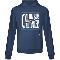 Columbus Blue Jackets Levelwear Relay Powerhouse Pullover Hoodie - Navy | NHL on sale