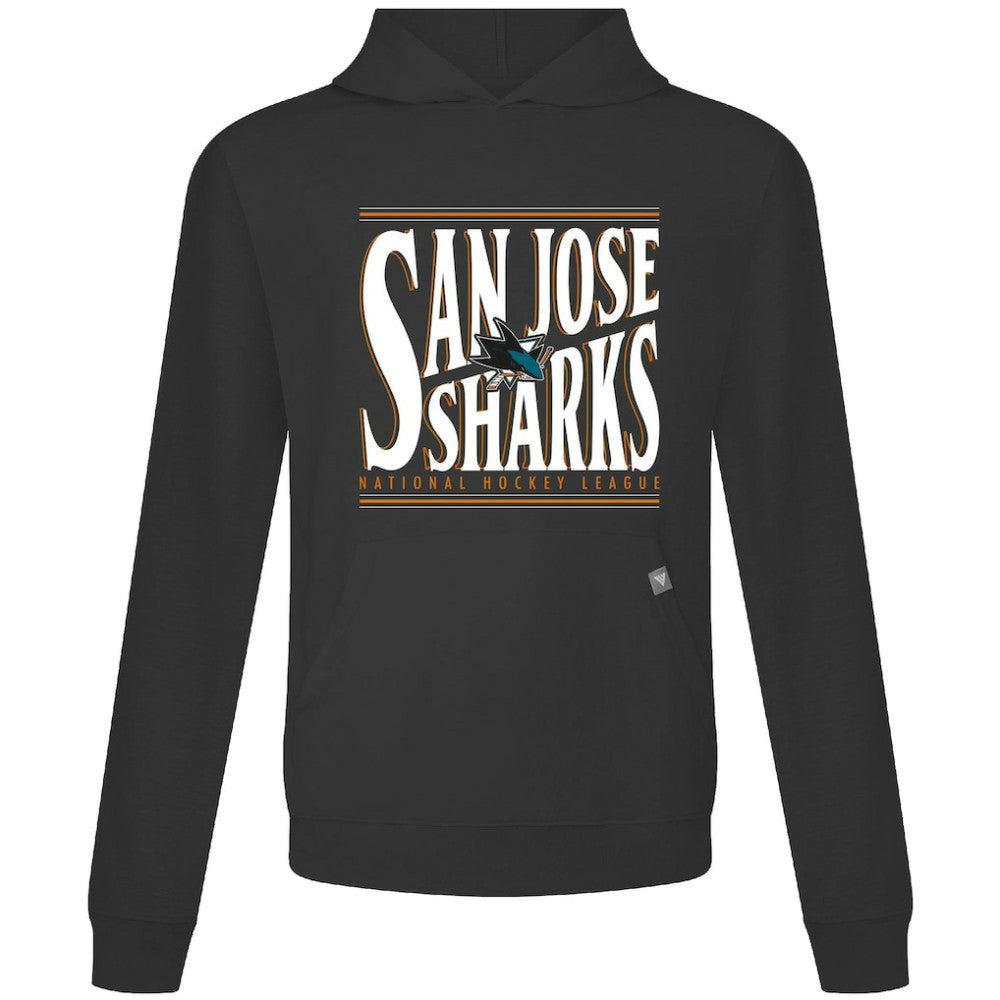 San Jose Sharks Levelwear Relay Powerhouse Pullover Hoodie - Black | NHL near me