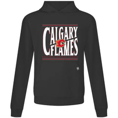 Calgary Flames Levelwear Relay Powerhouse Pullover Hoodie - Black | NHL Clearance