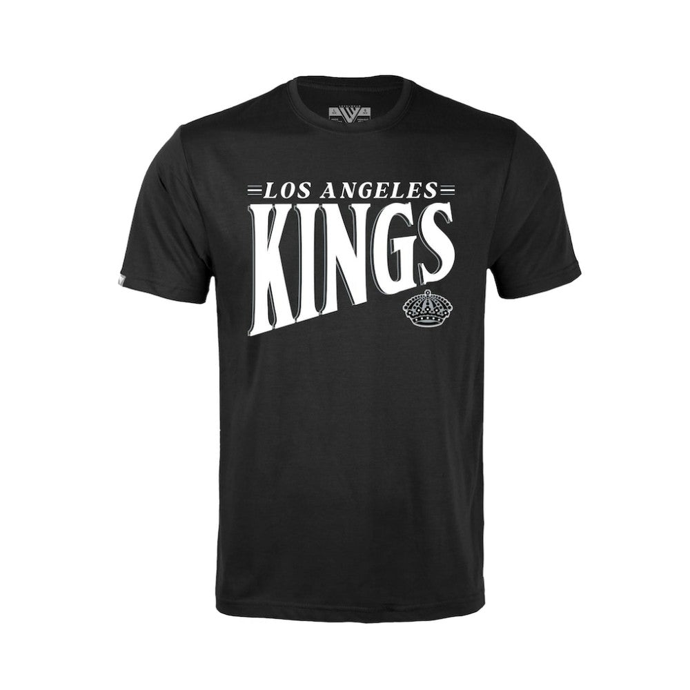 Los Angeles Kings Levelwear Youth Little Richmond Tally T-Shirt - Black | NHL near me