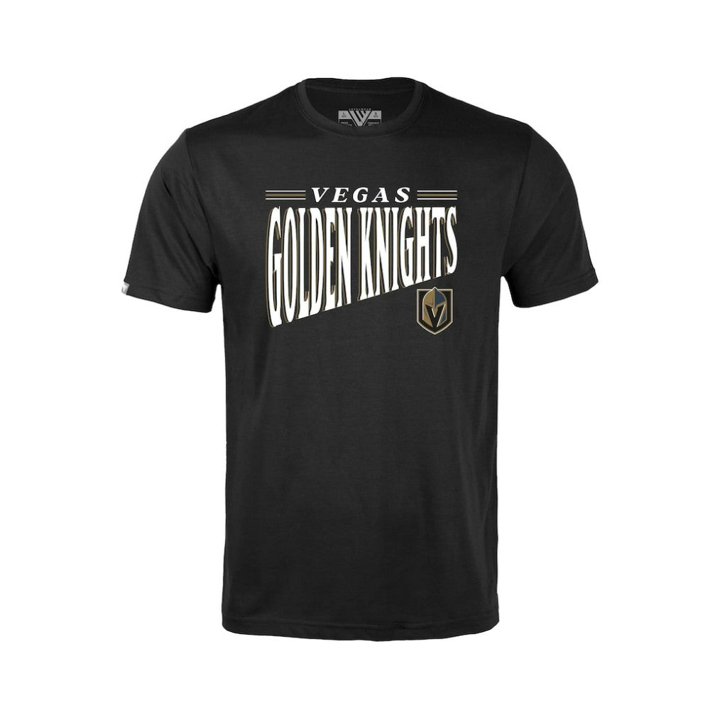 Vegas Golden Knights Levelwear Youth Little Richmond Tally T-Shirt - Black | NHL discount