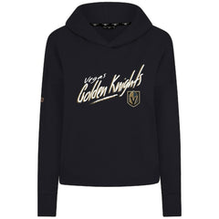 Vegas Golden Knights Levelwear Women's Sweet Sizzle Tri-Blend Cropped Pullover Hoodie - Black | NHL sale