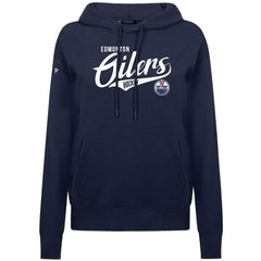Edmonton Oilers Levelwear Women's Adorn Glide Pullover Hoodie - Navy | NHL on sale