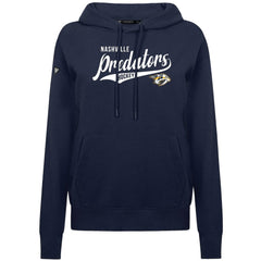 Nashville Predators Levelwear Women's Adorn Glide Pullover Hoodie - Navy | NHL online