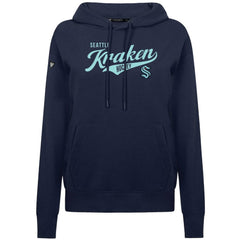 Seattle Kraken Levelwear Women's Adorn Glide Pullover Hoodie - Deep Sea Blue | NHL near me
