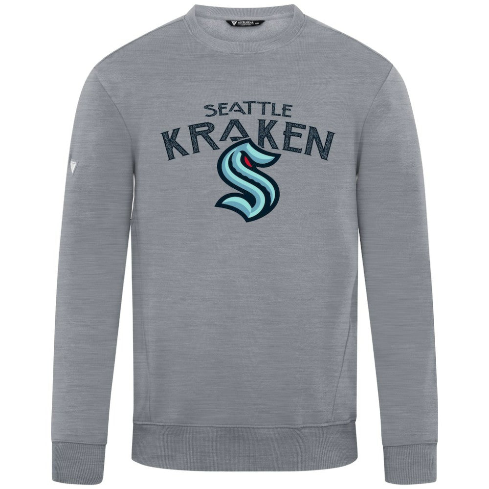 Seattle Kraken Levelwear Zane Mission Sweatshirt - Gray | NHL sale