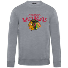 Chicago Blackhawks Levelwear Zane Mission Sweatshirt - Gray | NHL Clearance