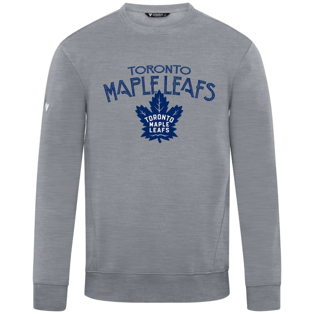 Toronto Maple Leafs Levelwear Zane Mission Sweatshirt - Gray | NHL on sale