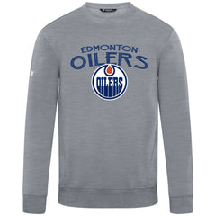 Edmonton Oilers Levelwear Zane Mission Sweatshirt - Gray | NHL Lifestyle