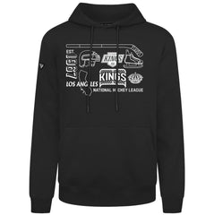 Los Angeles Kings Levelwear Podium Campaign Pullover Hoodie - Black | NHL sale
