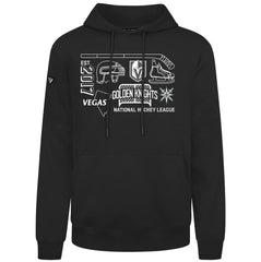 Vegas Golden Knights Levelwear Podium Campaign Pullover Hoodie - Black | NHL Lifestyle