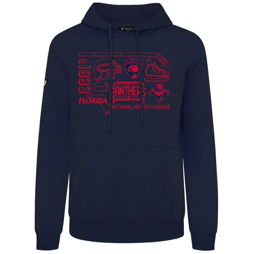 Florida Panthers Levelwear Podium Campaign Pullover Hoodie - Navy | NHL near me