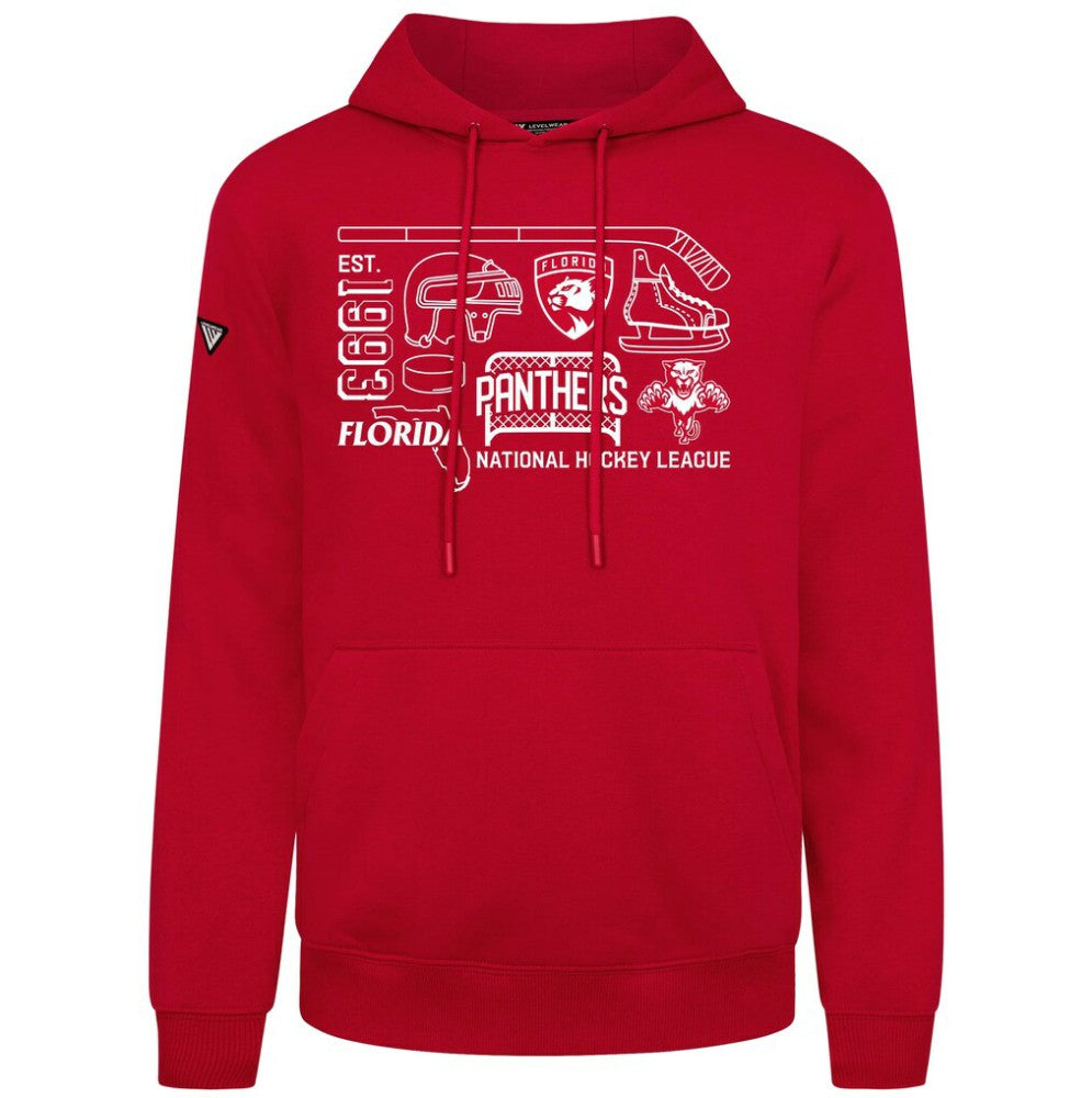 Florida Panthers Levelwear Podium Campaign Pullover Hoodie - Red | NHL sale