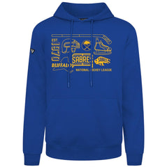 Buffalo Sabres Levelwear Podium Campaign Pullover Hoodie - Royal | NHL on sale