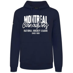 Montreal Canadiens Levelwear Podium Response Pullover Hoodie - Navy | NHL near me