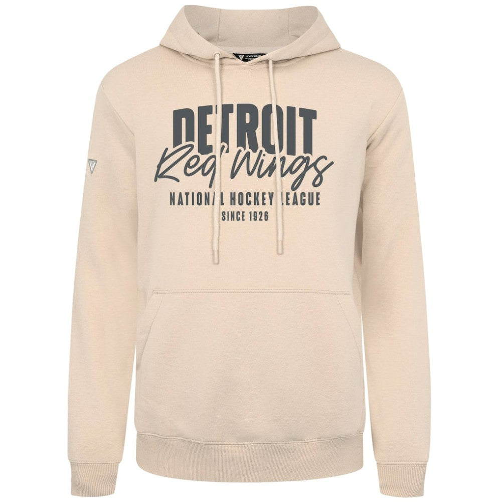 Detroit Red Wings Levelwear Podium Response Pullover Hoodie - Khaki | NHL on sale