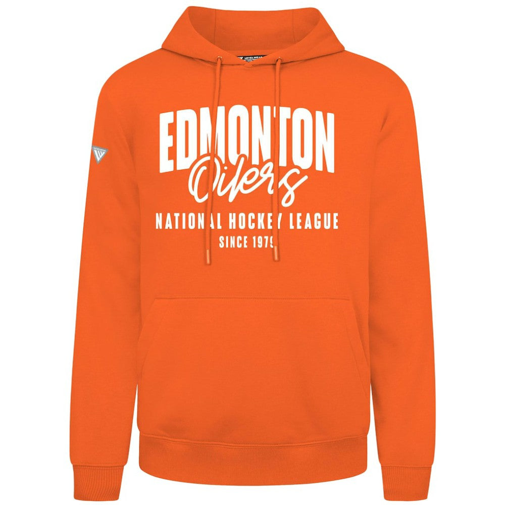 Edmonton Oilers Levelwear Podium Response Pullover Hoodie - Orange | NHL sale