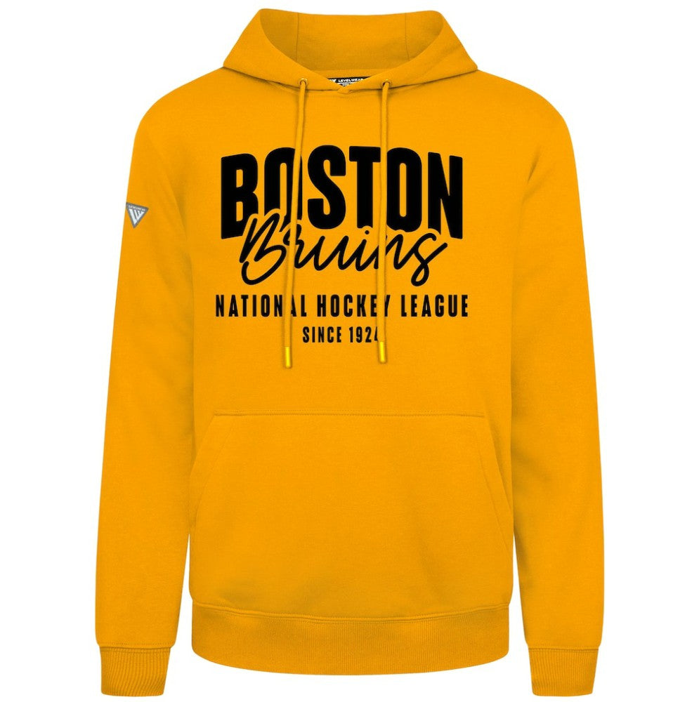 Boston Bruins Levelwear Podium Response Pullover Hoodie - Gold | NHL sale