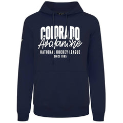 Colorado Avalanche Levelwear Podium Response Pullover Hoodie - Navy | NHL discount