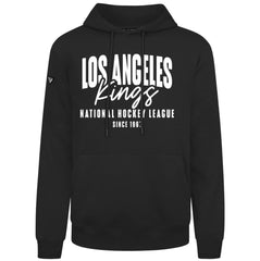 Los Angeles Kings Levelwear Podium Response Pullover Hoodie - Black | NHL Lifestyle
