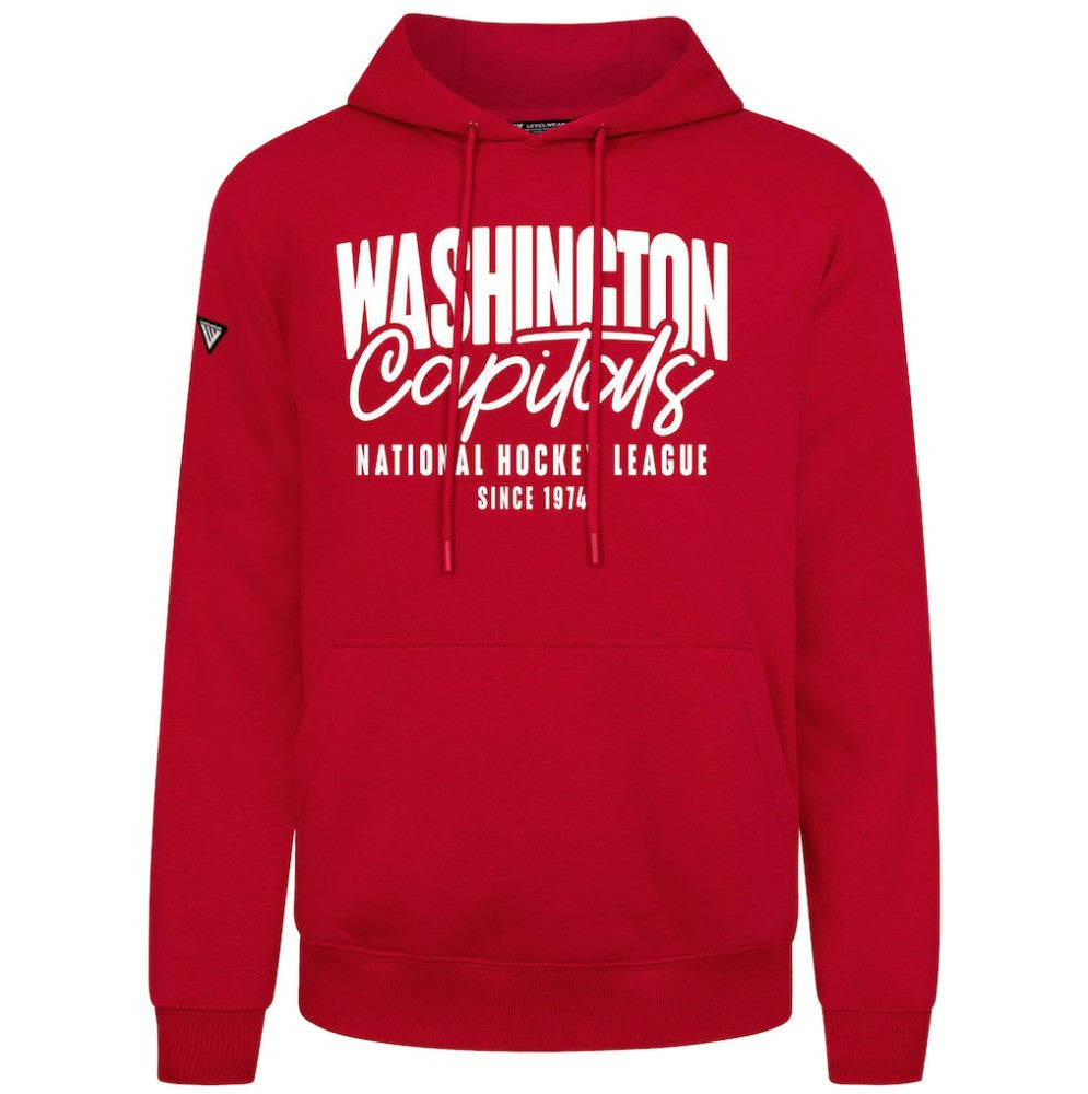 Washington Capitals Levelwear Podium Response Pullover Hoodie - Red | NHL near me