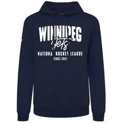 Winnipeg Jets Levelwear Podium Response Pullover Hoodie - Navy | NHL sale