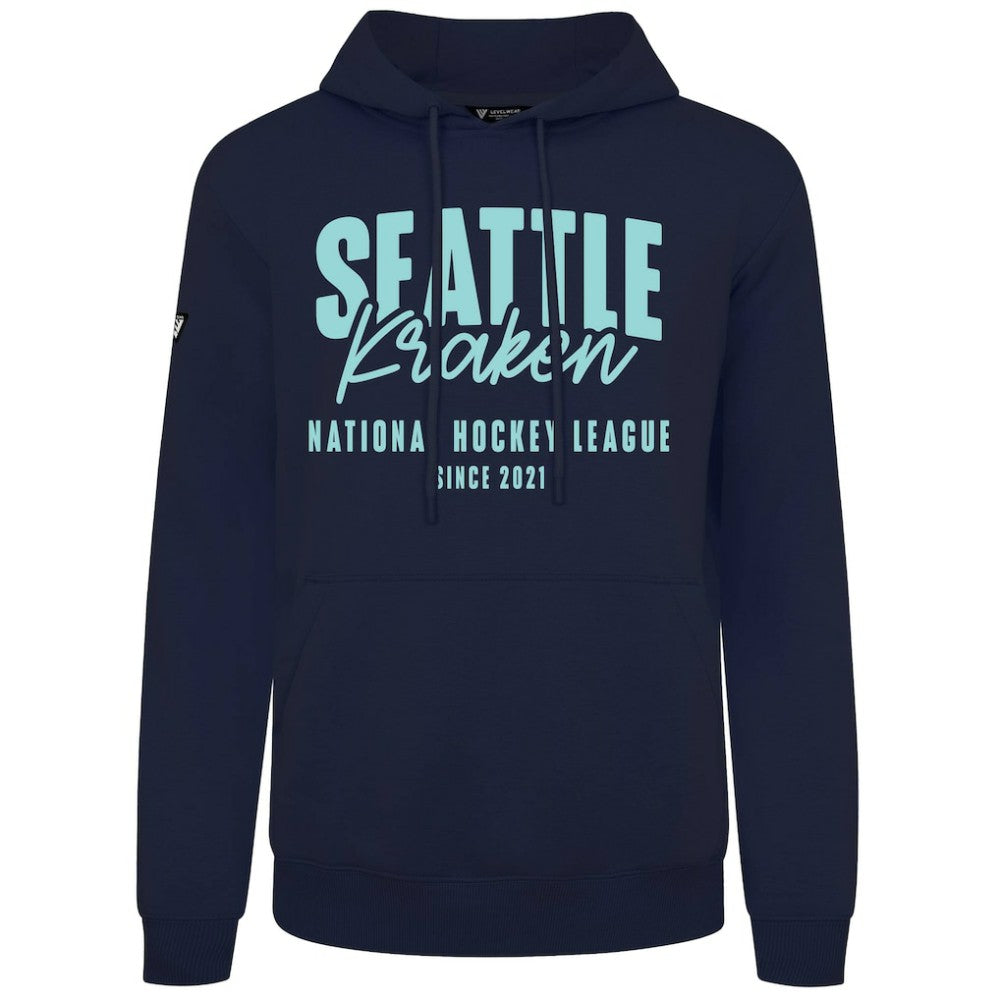 Seattle Kraken Levelwear Podium Response Pullover Hoodie - Deep Sea Blue | NHL near me