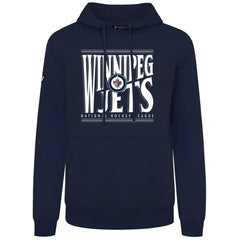 Winnipeg Jets Levelwear Podium Powerhouse Pullover Hoodie - Navy | NHL near me