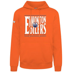 Edmonton Oilers Levelwear Podium Powerhouse Pullover Hoodie - Orange | NHL sale