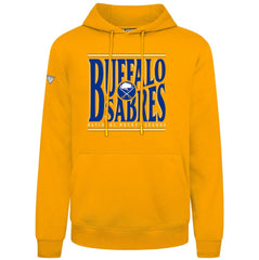 Buffalo Sabres Levelwear Podium Powerhouse Pullover Hoodie - Gold | NHL Clearance