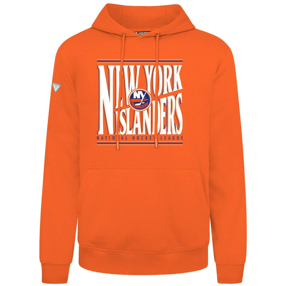 New York Islanders Levelwear Podium Powerhouse Pullover Hoodie - Orange | NHL on sale