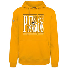 Pittsburgh Penguins Levelwear Podium Powerhouse Pullover Hoodie - Gold | NHL Lifestyle