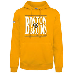 Boston Bruins Levelwear Podium Powerhouse Pullover Hoodie - Gold | NHL on sale