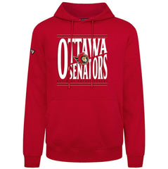 Ottawa Senators Levelwear Podium Powerhouse Pullover Hoodie - Red | NHL Clearance