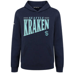 Seattle Kraken Levelwear Youth Jr Podium Tally Pullover Hoodie - Deep Sea Blue | NHL near me