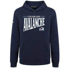 Colorado Avalanche Levelwear Youth Jr Podium Tally Pullover Hoodie - Navy | NHL Clearance