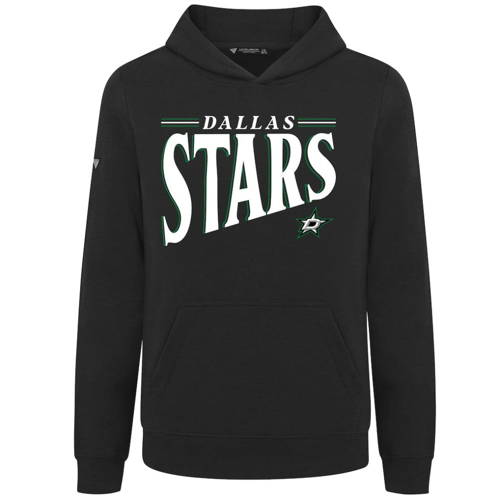 Dallas Stars Levelwear Youth Jr Podium Tally Pullover Hoodie - Black | NHL online