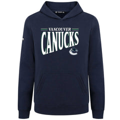 Vancouver Canucks Levelwear Youth Jr Podium Tally Pullover Hoodie - Navy | NHL Lifestyle